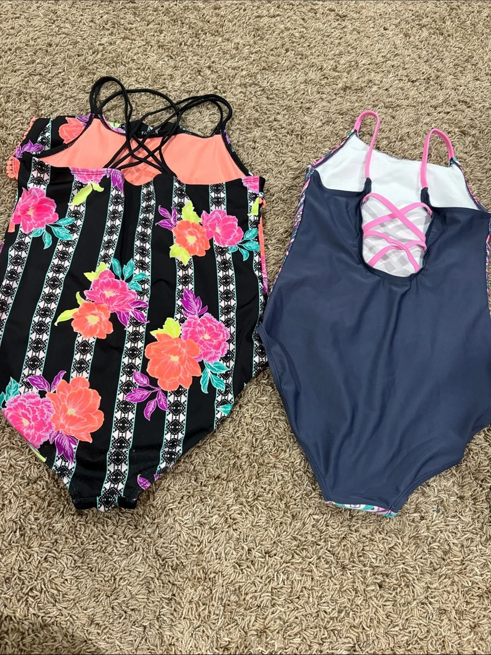 Girls 14/16 One Piece Swimsuit Bundle